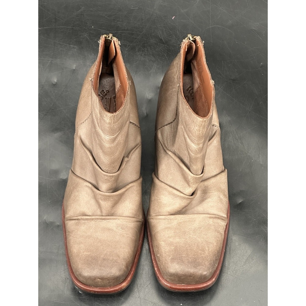 Kork Ease Kissel Boot Ruched Ankle Bootie SZ 7 M Rustic Brown Boots - Picture 3 of 11